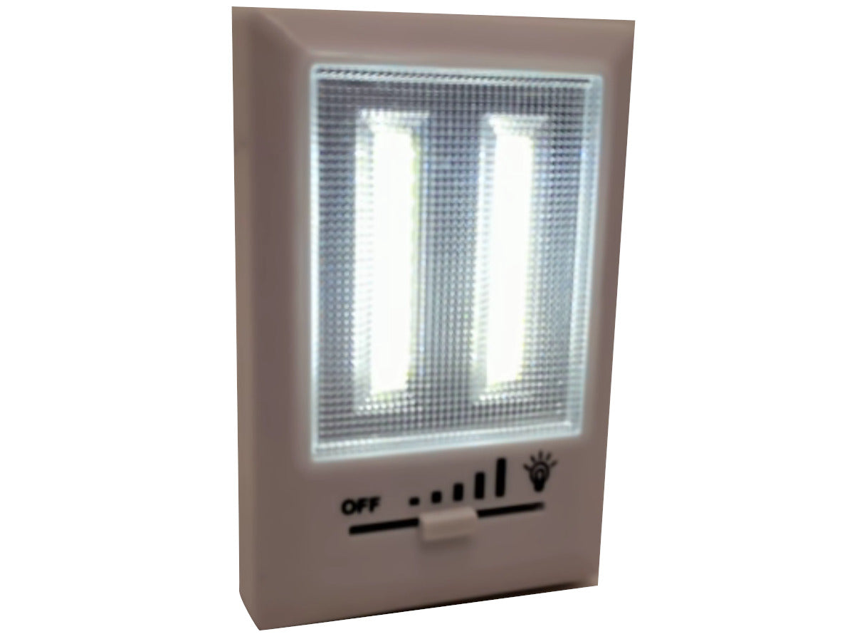 Lampe LED sans fil à intensité variable – fixation par aimant, ruban adhésif ou clou