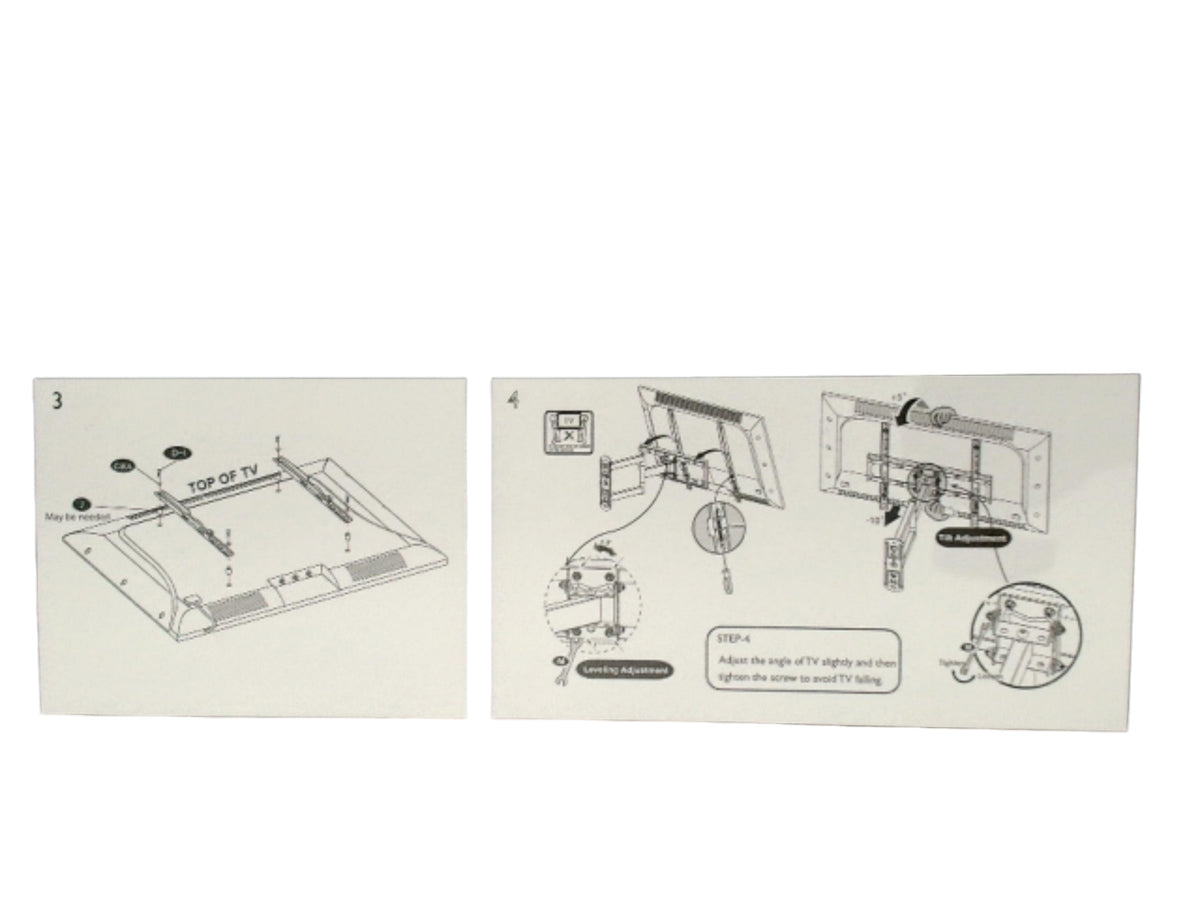 Wall Mount Full Motion 32" - 75" 40kg Philips - Additional View