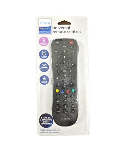 Universal Remote 3-Device Philips