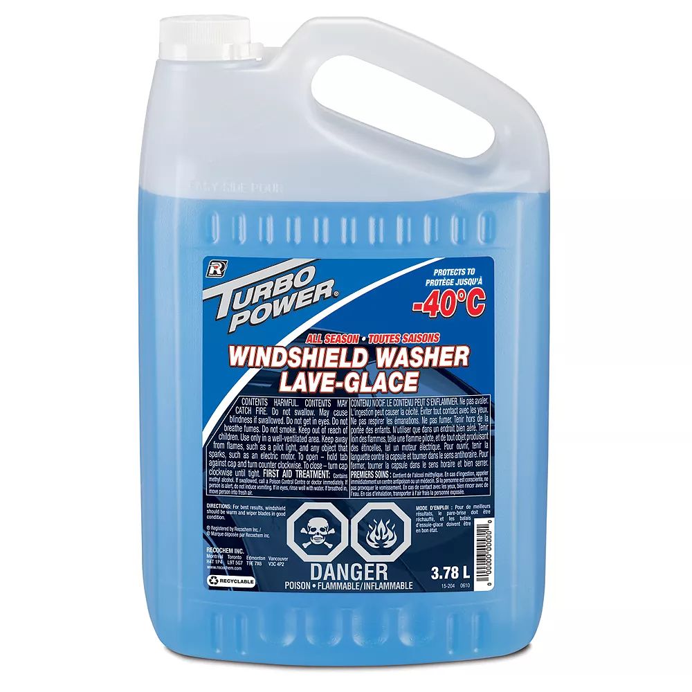Turbo Power Windshield Washer Fluid -40c 3,78l