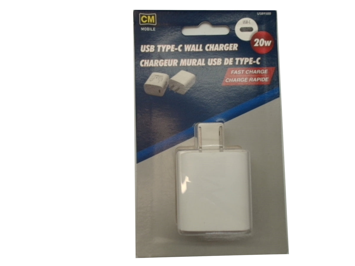 Wall Charger USB C 20W CM Mobile