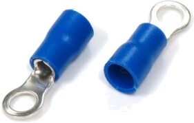 Terminal Ring Sz 6 16-14AWG 10pk Blue