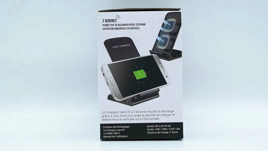 Wireless Charger Stand Dual Coil CM Homeware - Additional View