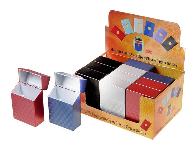 CIGARETTE CASE PLASTIC SOLID COLORS