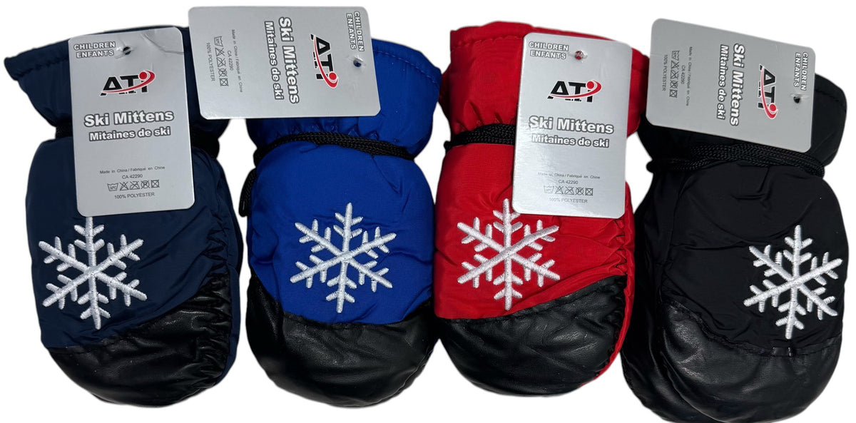 Ski Mitts Children Assorted