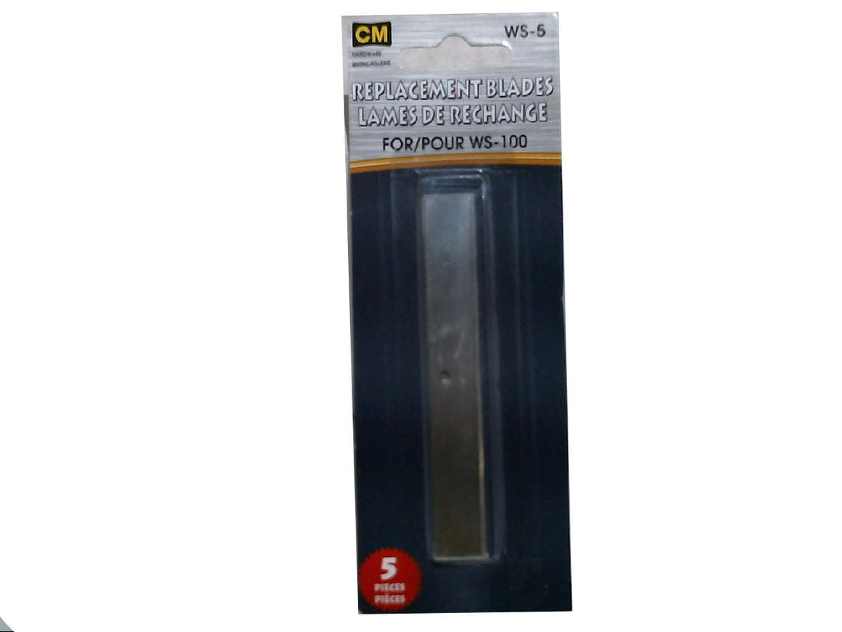 Lames de rechange pour grattoir mural, lot de 5