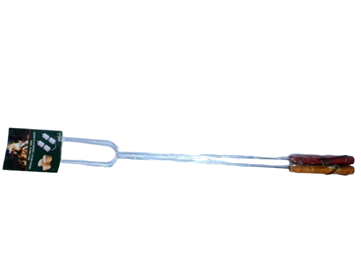 Camp Fork 2 Pack Set 30 Inch With Wooden Handle (endcap)