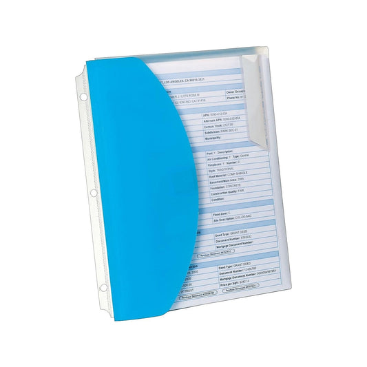 Folder w/4 Sliding Pockets Holds 75 Sheets Oxford - Additional View