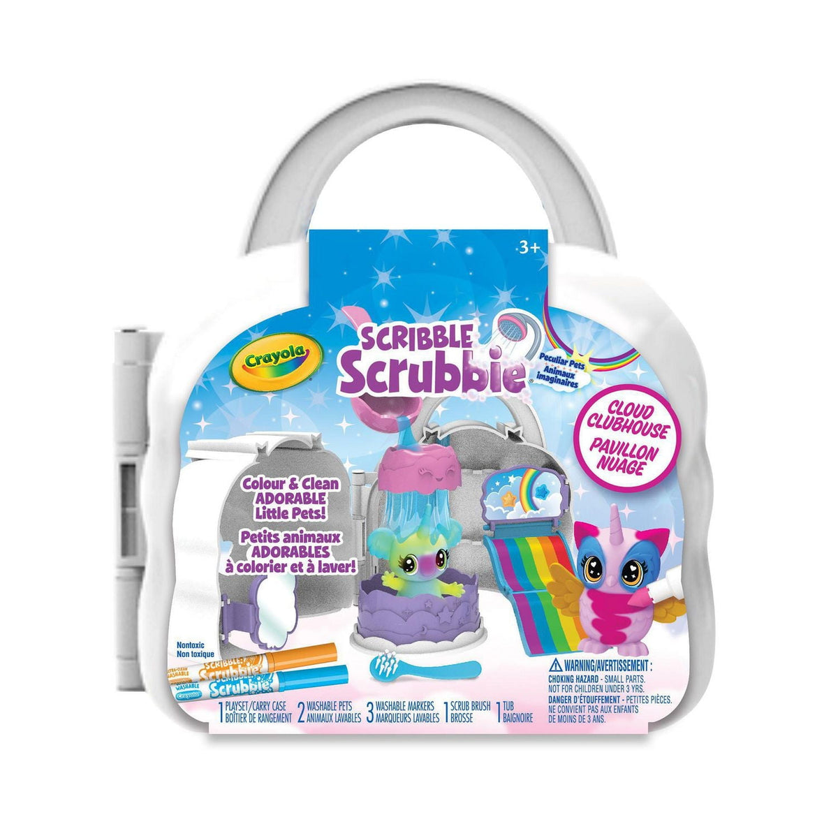 Scribble Scrubbie Cloud Clubhouse Playset Crayola - Additional View