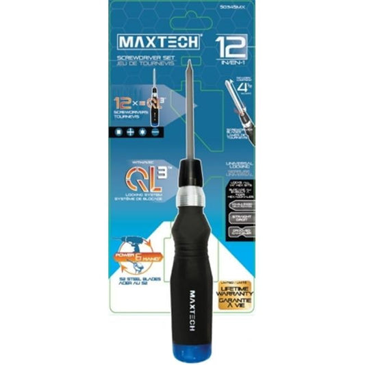 12 In 1 Screwdriver Set Quik Load Contracor Pro - Additional View