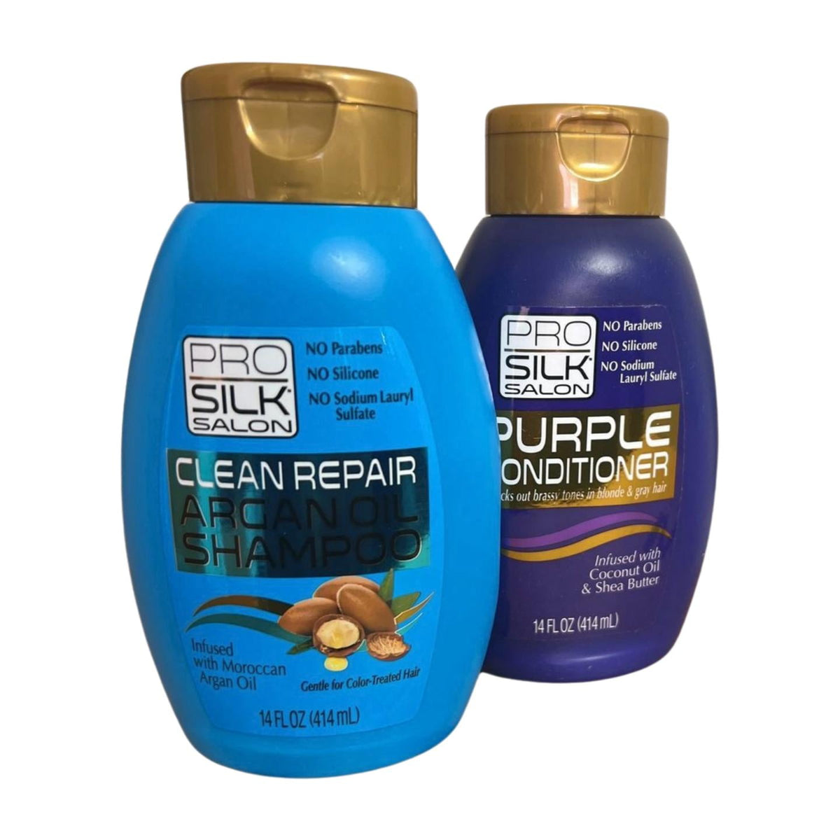 Clean Repair Argan Oil Shampoo 414mL Infused With Moroccan Argan Oil Pro Silk Salon - Additional View