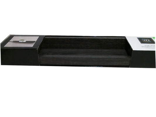 Wall Shelf Black Finish 19.5"