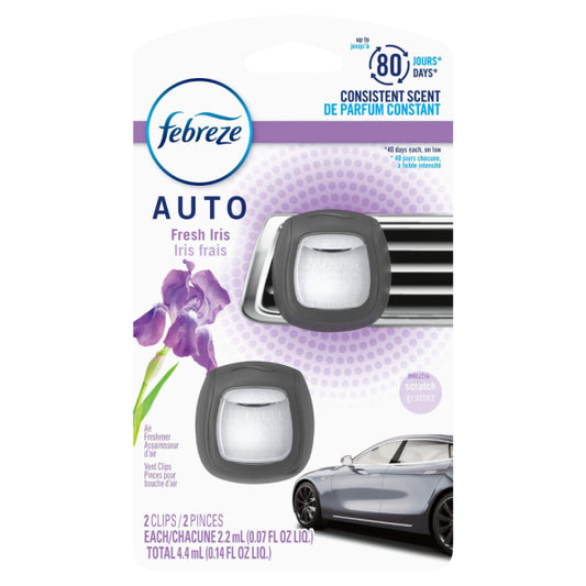 Air Freshener Fresh Iris 2 x 2mL Febreze Car