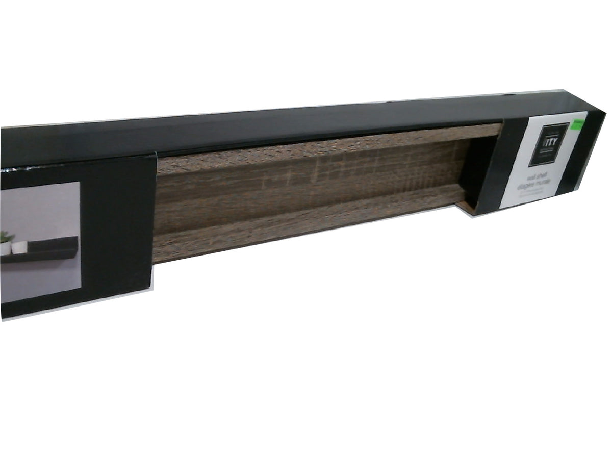 Wall Shelf 27.5" Driftwood Grey Finish