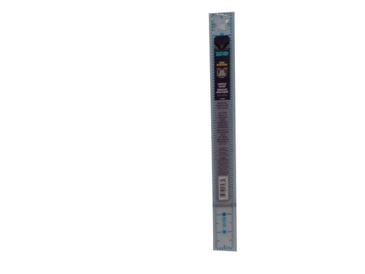 Acrylic Ruler 1" x 12" Zoid