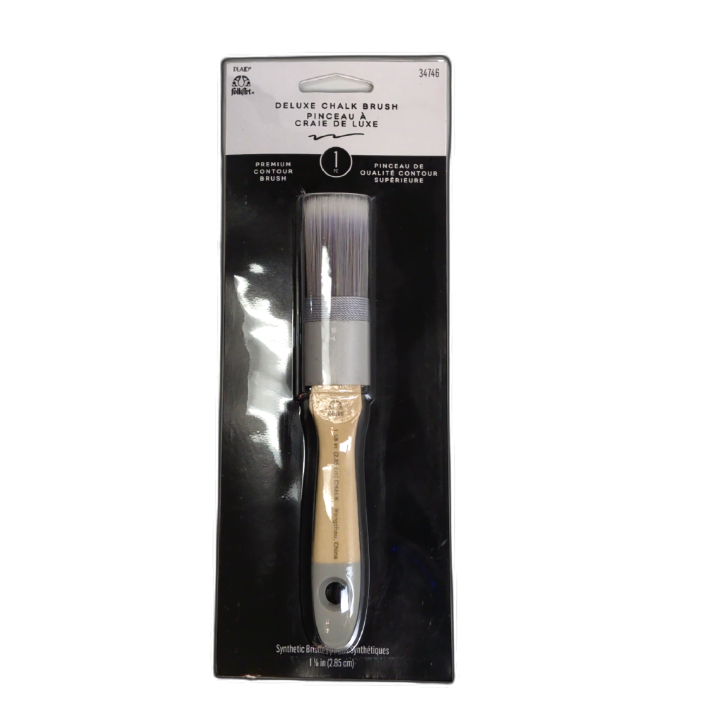 Deluxe Chalk Brush 1-1/8" Synthetic Bristles Plaid