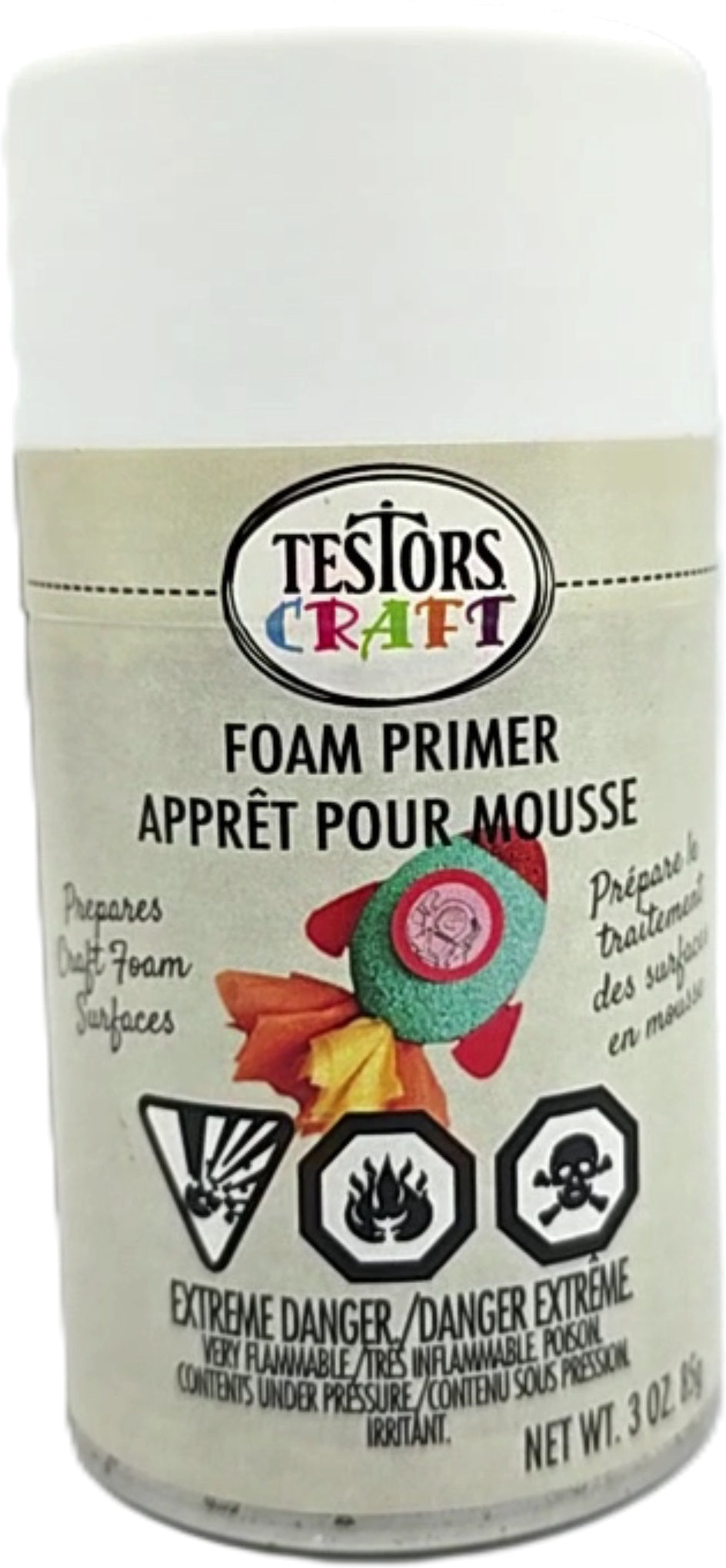 Foam Primer 85g. Testors Craft