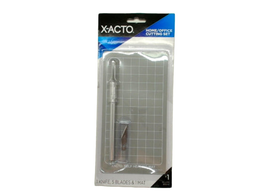 Home/Office Cutting Set X-Acto 1 Knife, 5 Blades & 1 Mat