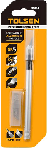 Precision Hobby Knife w/7 Blades Tolsen