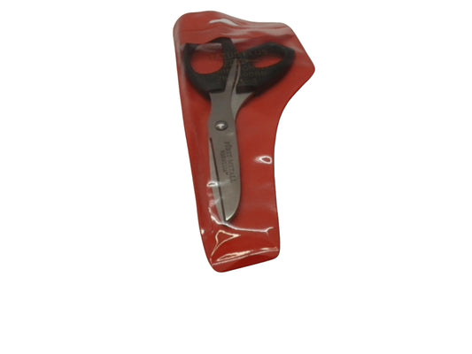 Scissors 6" Black Plastic Handle