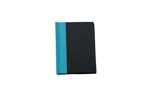 Mini Journal 3" x 4" 66 Sheets Onyx + Blue