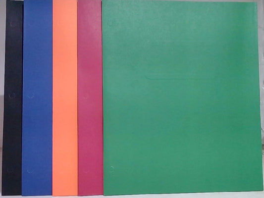 Portfolio Twin Pocket Assorted Colours Or 6/$0.99 - each sold individually