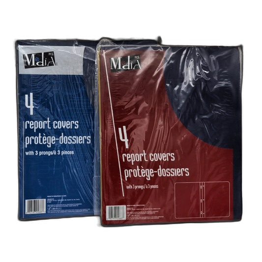 Report Covers 4pk. Assorted