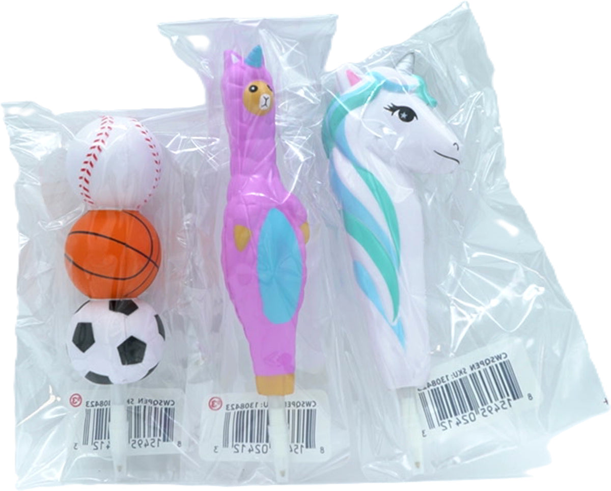 Squishy Pens Assorted Styles