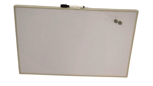 Tableau blanc magnétique effaçable à sec 40,6 x 61 cm avec 2 aimants et un marqueur