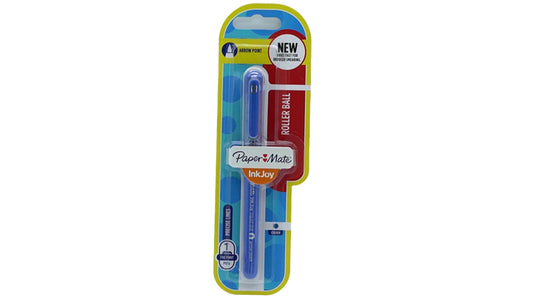 Pen Roller Ball Arrow Point 0.5mm Blue Ink Paper Mate Inkjoy