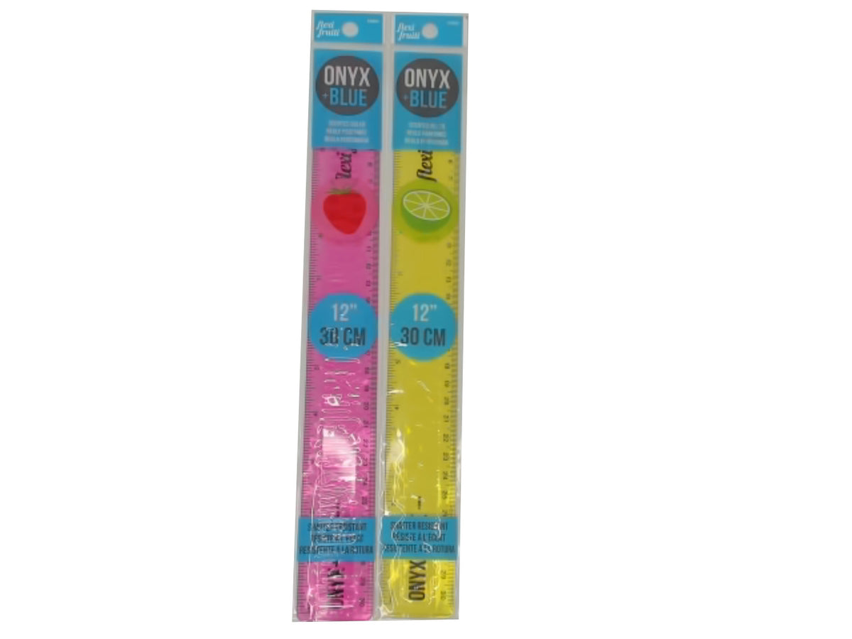 Scented Ruler 12" Ass't Onyx Blue