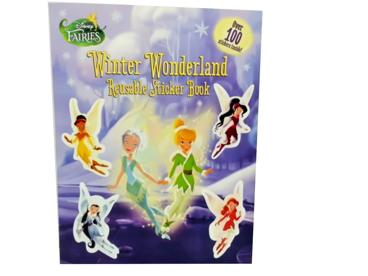 Sticker Book Reuseable Winter Wonderland Disney Faries