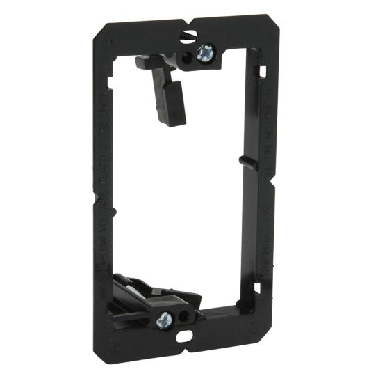 Low Voltage Bracket Single Gang Black