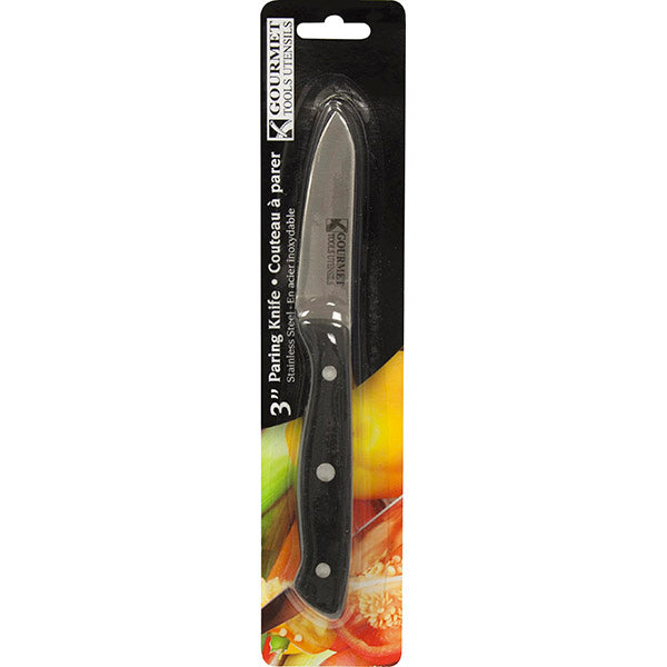 Knife Santoku 6"SS BLK Handle