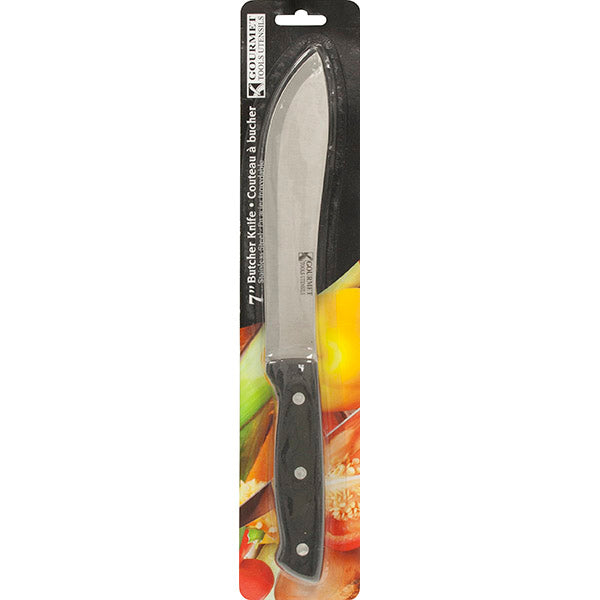 Knife Butcher 7"SS BLK Handle