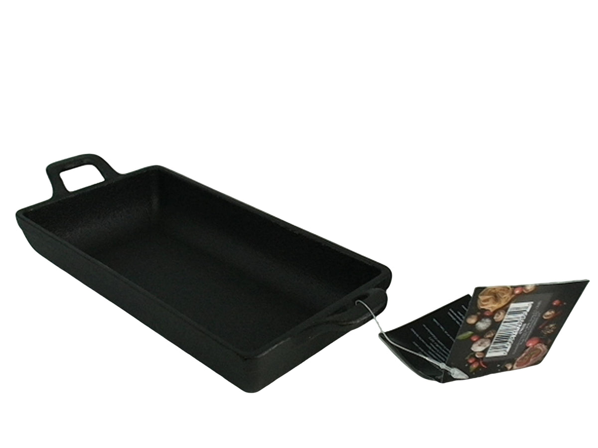 Cast iron rectangular dish 9x4x1 inch