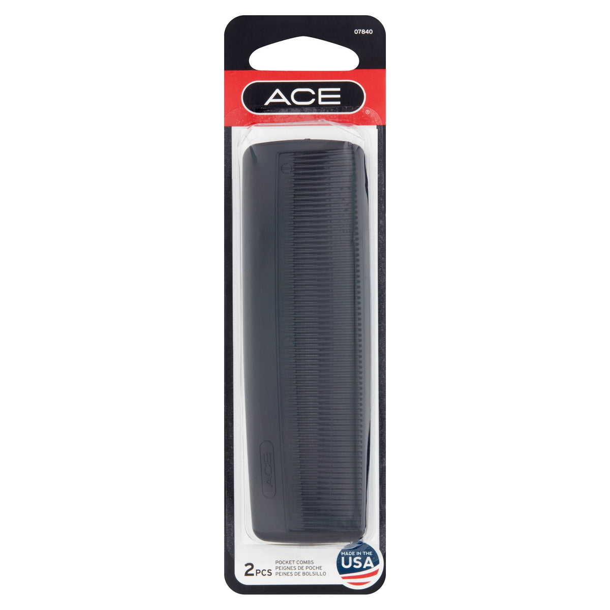 Pocket Combs 5" 2pk. Black Ace - Additional View