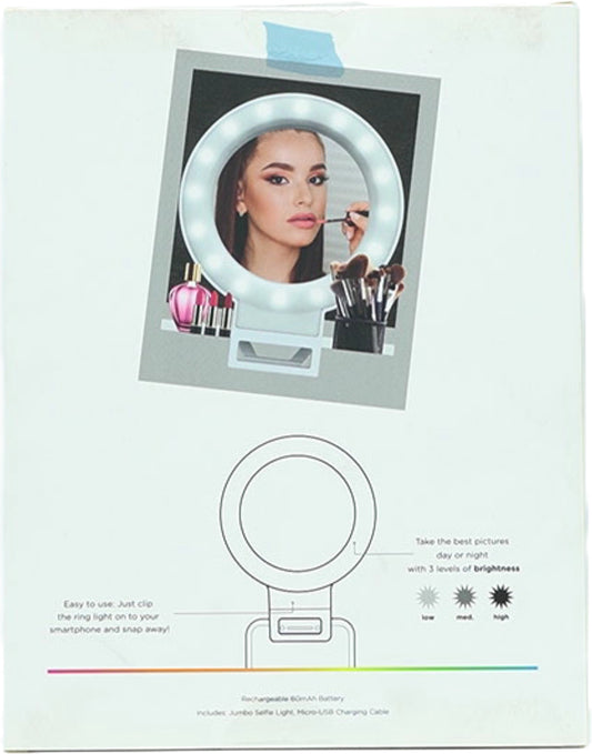 Jumbo Selfie Light w/Rechargeable Battery 3 Brightness Levels Polaroid - Additional View