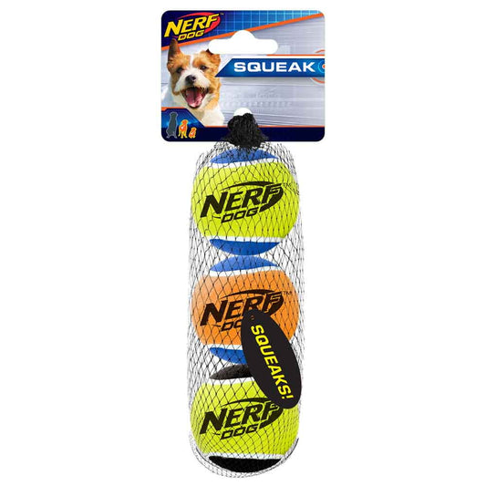 Dog Toy Tennis Ball 3pk. Small Dog & Puppy Size Nerf Dog - Additional View