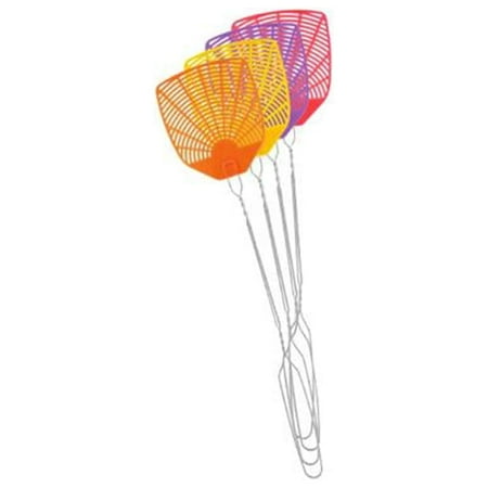 Fly Swatter Wire Handle Assorted Colours Pic - Additional View