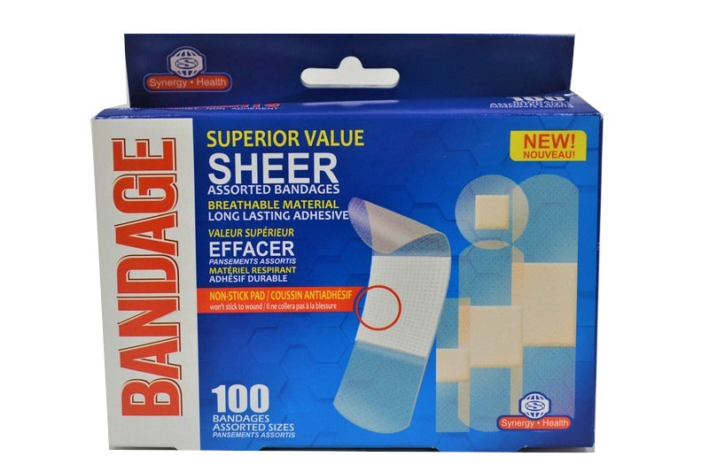 Bandages 100/pk Asst'd Sizes