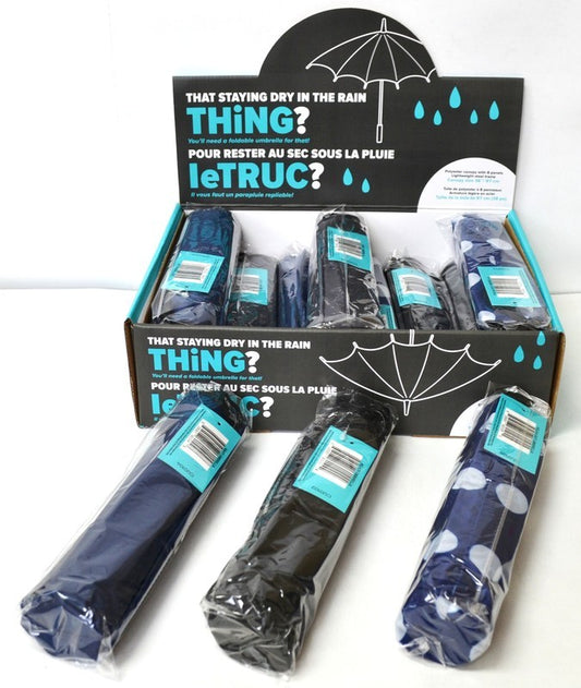 Folding Umbrella Assorted (12 Pcs/disp)
