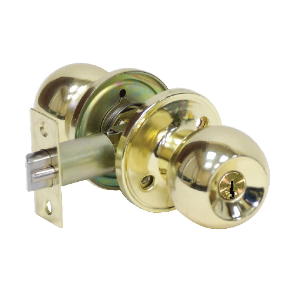 entry lock polished brass - Additional View