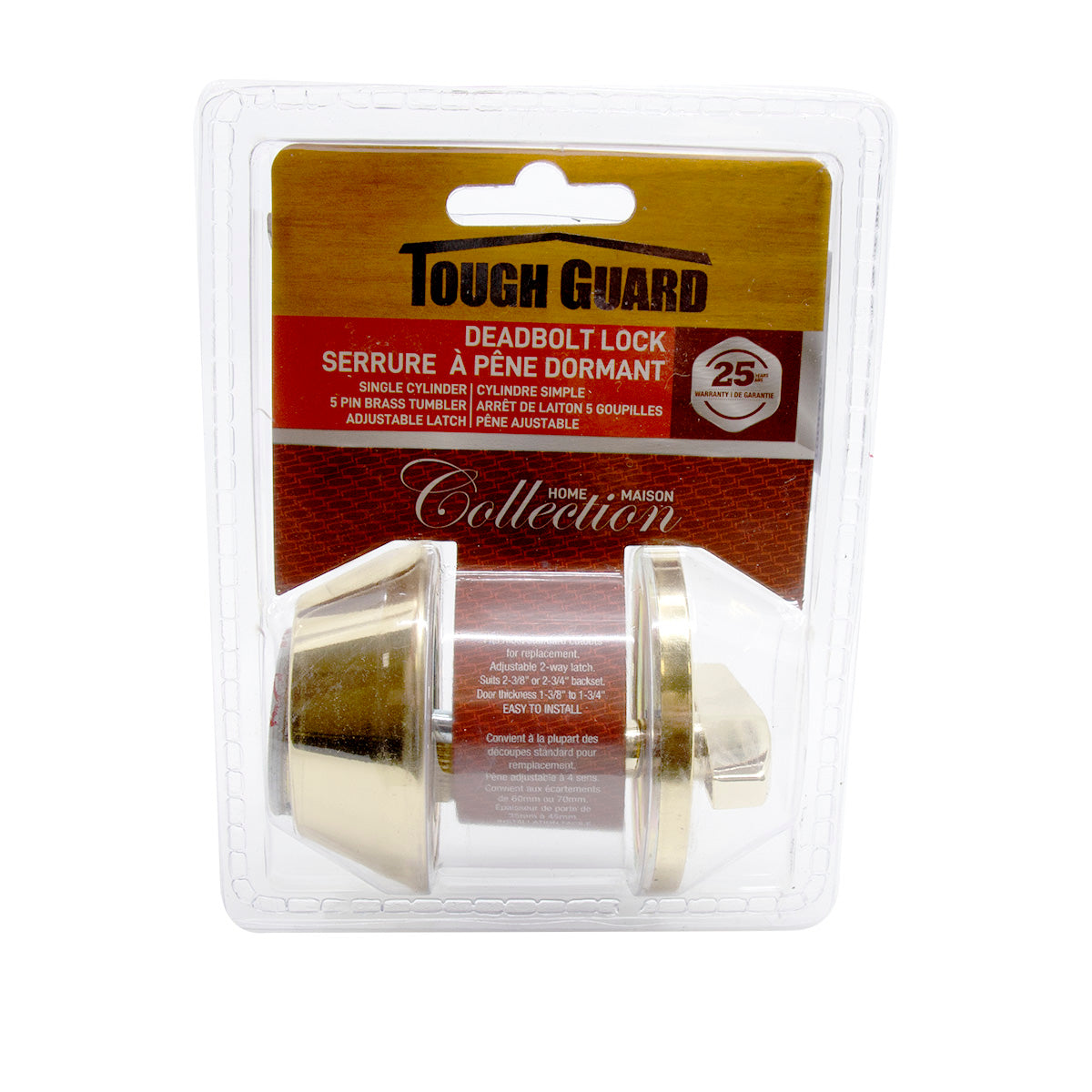 deadbolt lock P/B single cylinder