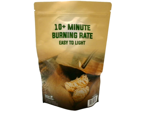 Firestarters 15 Pack All Natural Eco Friendly Wax Carbon Wood Rolls - Additional View