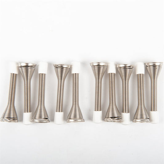 Spring Door Stops 10PC 3in Silver - Additional View