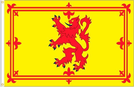 Drapeau 36"x60"-Écosse Lion - jaune