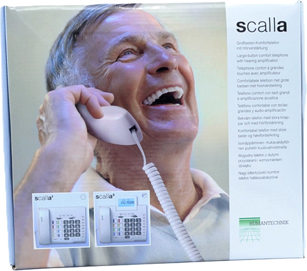 Amplified Corded Phone w/Caller ID & Large Buttons Scalla