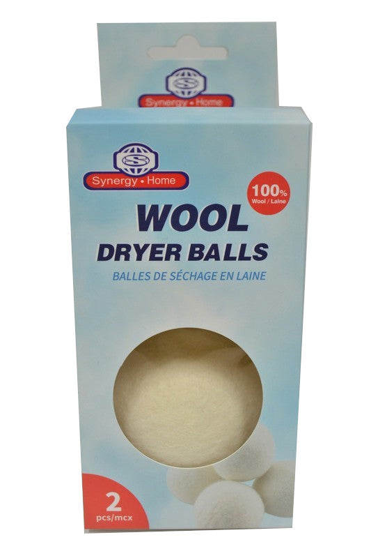 Dryer Ball Wool 2pk 100% Wool