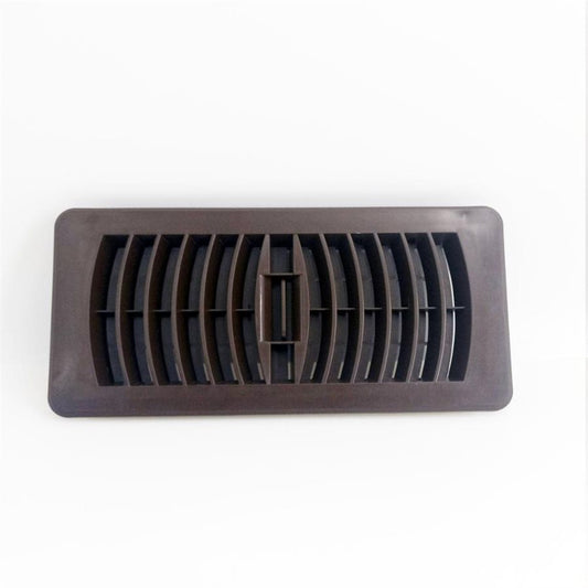 Floor Register Plastic 4 x 10in Brown